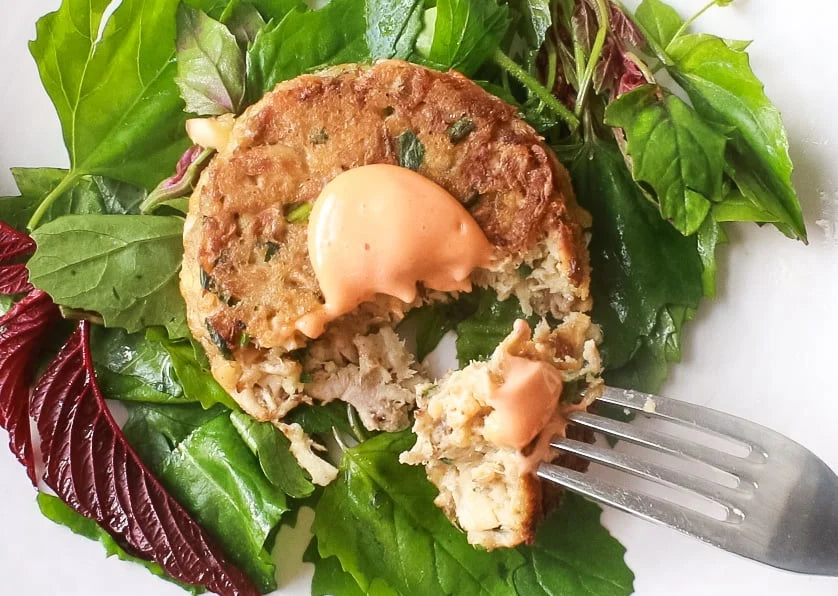 Lions Mane Crabcakes