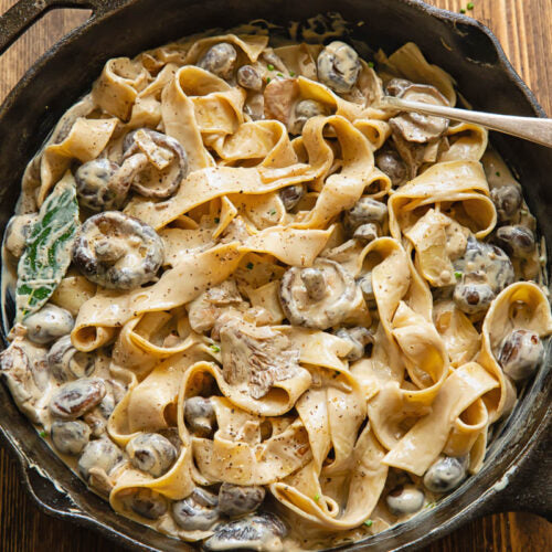 MUSHROOM STROGANOFF (VEGETARIAN VERSION)