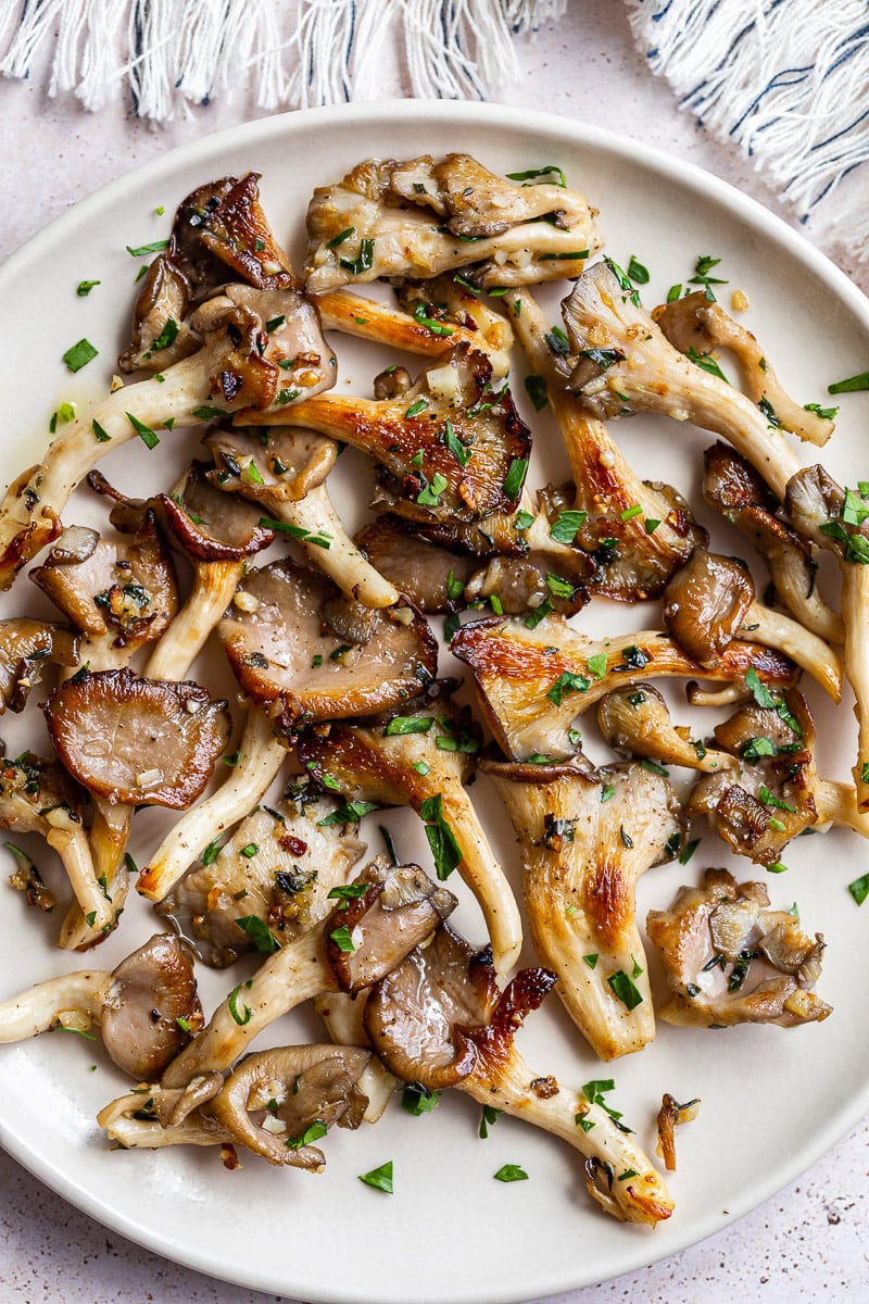 Garlic Butter Oyster Mushrooms