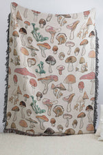 Mushroom Throw Blanket