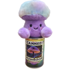 Canned Mushroom - Ombre Rainbow Mushroom Plush Gift w/Jokes