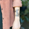 Chanterelle Mushroom Temporary Tattoo