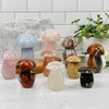 Crystal Gemstone Mushrooms - You Choose Weight and Stone -