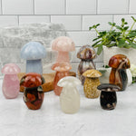 Crystal Gemstone Mushrooms - You Choose Weight and Stone -