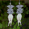 Mushroom Lady Earrings, Symmetrical