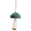 Velvet Mushroom Ornament 3 Asstd