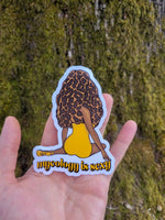 Madam Morel | Beautiful Mushroom Pinup Girl Sticker