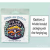 Live In Wonder, Magic Mushroom Embroidered Iron-On Patch