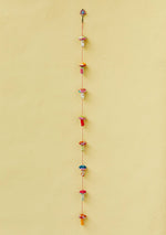 Recycled Sari Garland - Mushrooms