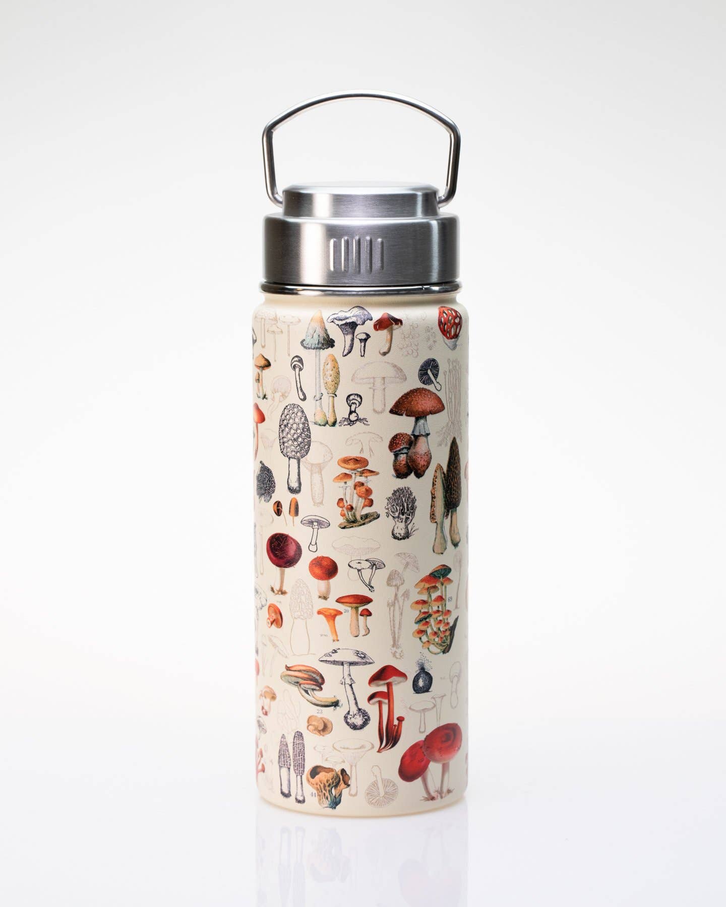 Mushrooms 18 oz Steel Bottle (Case of 4)