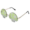 Vintage Neon Rimless Mushroom Sunglasses - Assorted