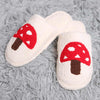 Mushroom Print Soft Home Indoor Floor Slippers