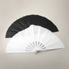 12PCS - Plain Folding Line Dance Hand Fan