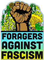 Foragers Against Fascism Sticker | Anti-Oligarchy Artwork