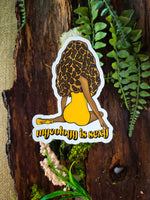 Madam Morel | Beautiful Mushroom Pinup Girl Sticker