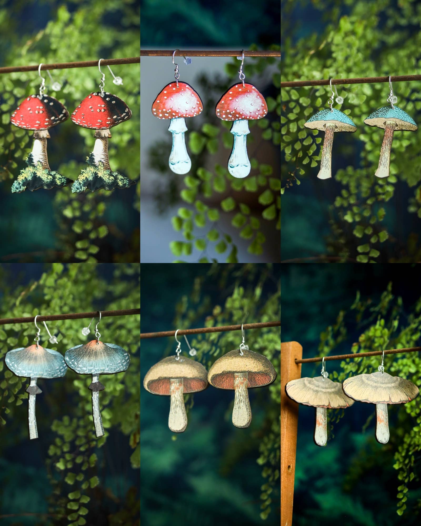 Mushroom Earrings