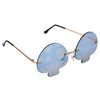 Vintage Neon Rimless Mushroom Sunglasses - Assorted