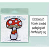 Mushroom Rainbow, Magic Shroom Embroidered Iron-On Patch