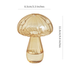 Mini Glass Mushroom Bud Vase
