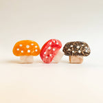 Alice | Small Mushroom Claw Clip
