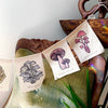 Rainbow Mushrooms Prayer Flags