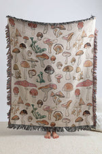 Mushroom Throw Blanket