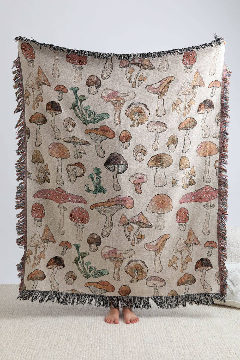 Mushroom Throw Blanket