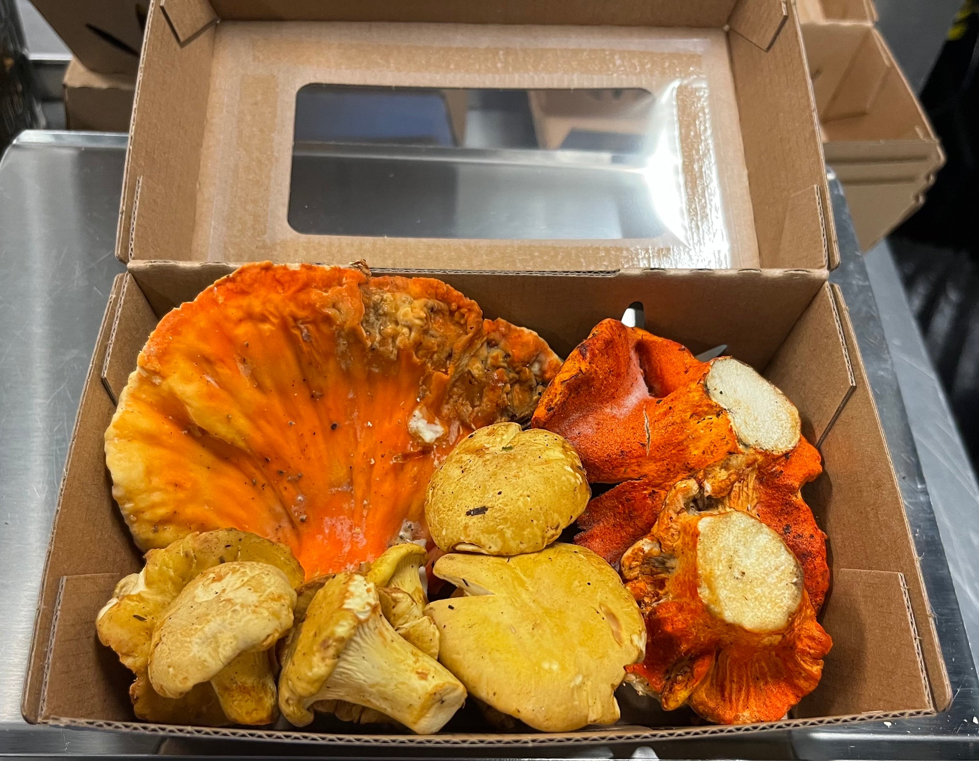 Foraged Mix- Chicken of the Woods, Lobsters, Chanterelles