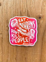EMDKP Pink Mushroom Sticker