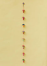 Recycled Sari Garland - Mushrooms
