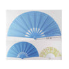 12PCS - Plain Folding Line Dance Hand Fan