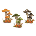Velvet Mushroom Sitter 3 Asstd