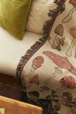 Mushroom Throw Blanket