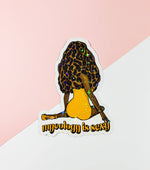 Madam Morel | Beautiful Mushroom Pinup Girl Sticker