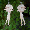 Mushroom Lady Earrings, Symmetrical
