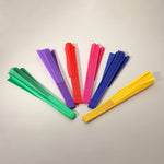 12PCS - Plain Folding Line Dance Hand Fan