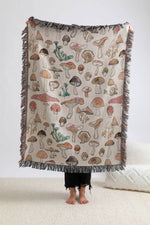 Mushroom Throw Blanket