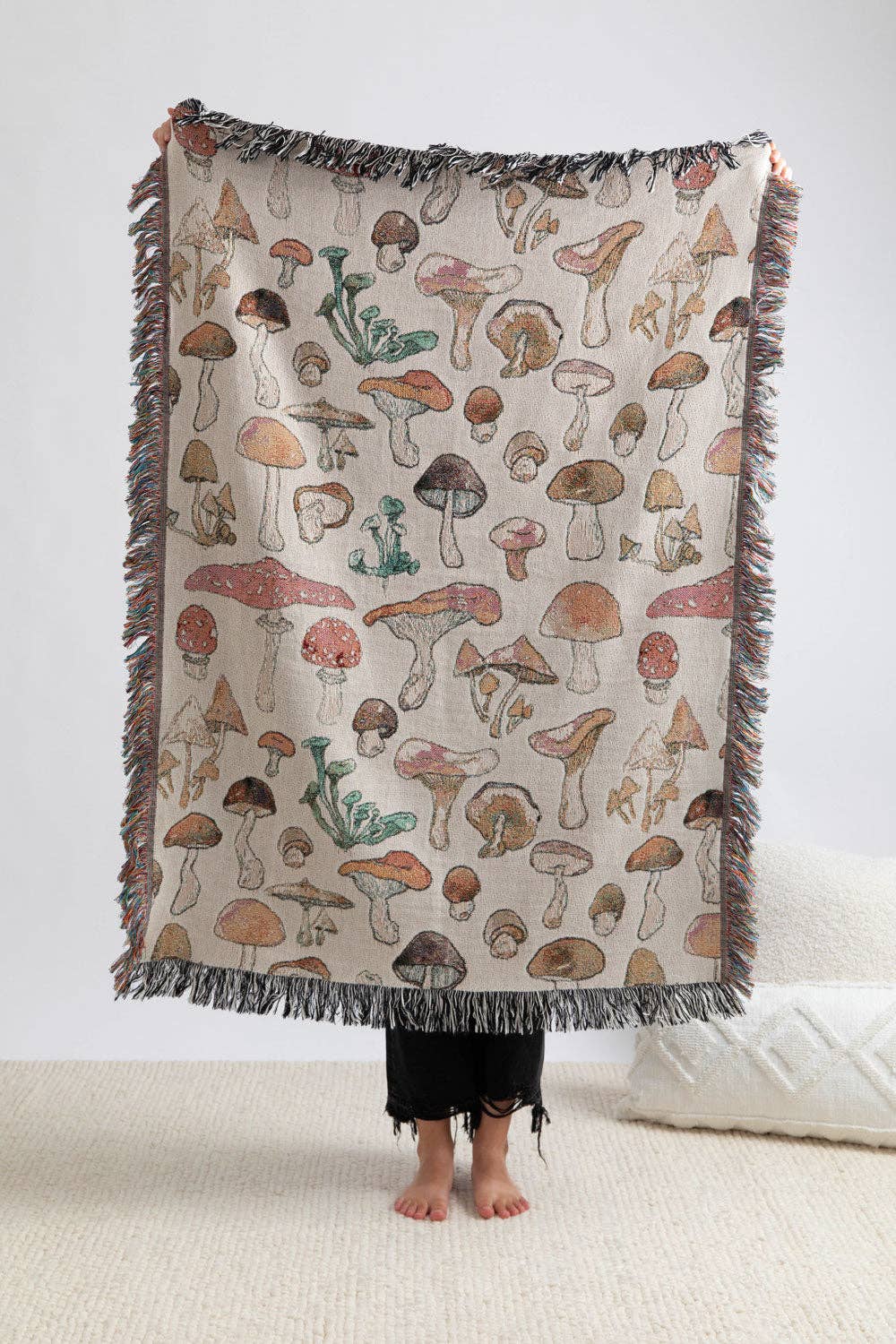 Mushroom Throw Blanket