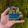 Foragers Against Fascism Sticker | Anti-Oligarchy Artwork
