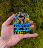 Foragers Against Fascism Sticker | Anti-Oligarchy Artwork