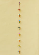 Recycled Sari Garland - Mushrooms