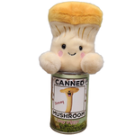 Canned Mushroom - Chanterelle Mushroom Plush Gift w/Jokes