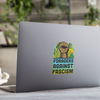 Foragers Against Fascism Sticker | Anti-Oligarchy Artwork