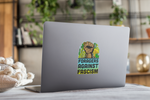 Foragers Against Fascism Sticker | Anti-Oligarchy Artwork